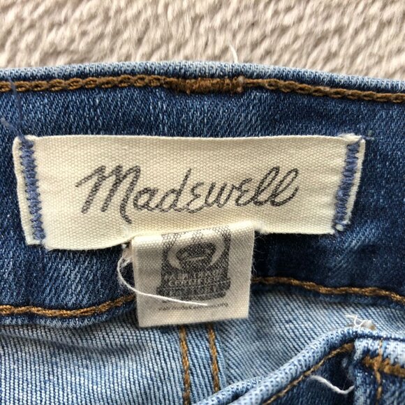 Madewell Womens Jeans Size 24 9" Mid-Rise Skinny Leg Ankle Blue Denim Casual - Picture 3 of 16